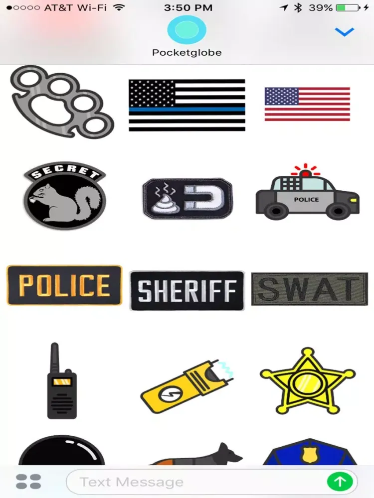 Cop Stickers (Copmoji) iPad  Screenshots