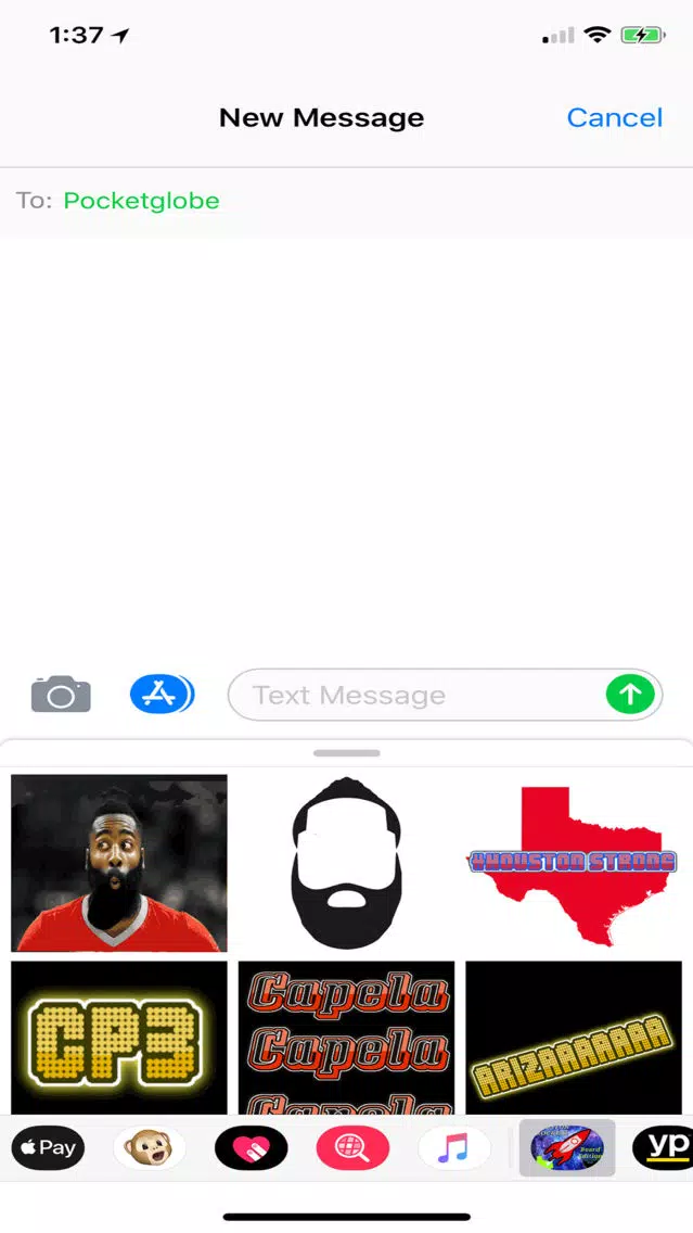 Houston Basketball Sticker App Screenshots