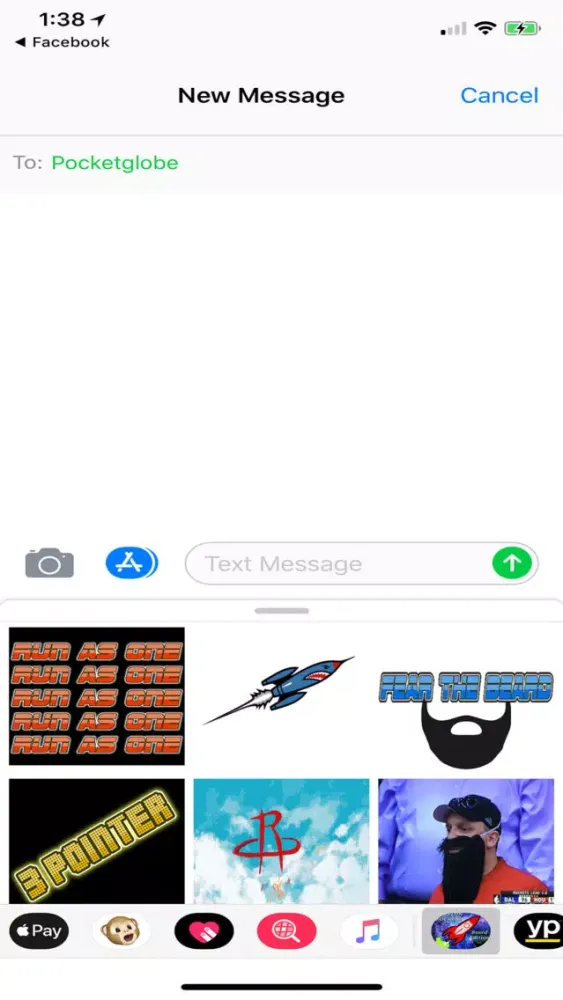 Houston Basketball Sticker App スクリーンショット