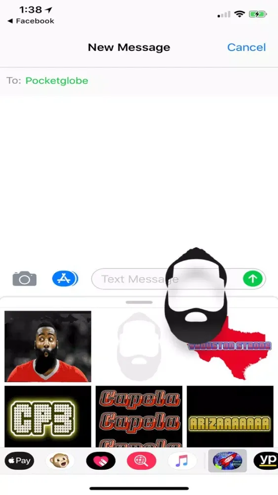 Houston Basketball Sticker App スクリーンショット