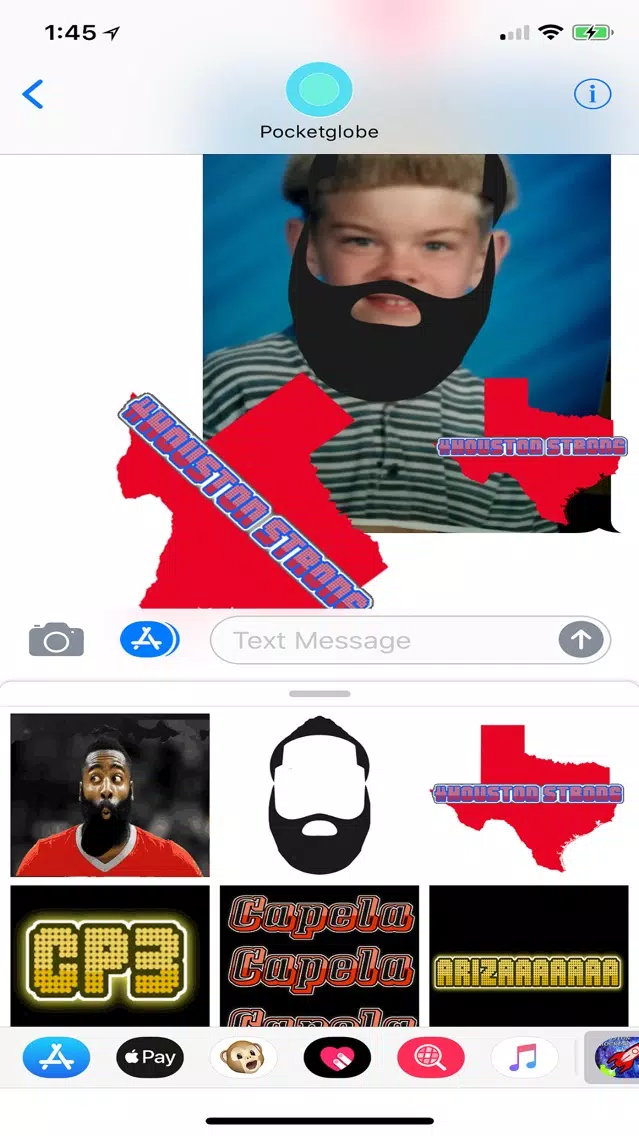 Houston Basketball Sticker App Screenshots