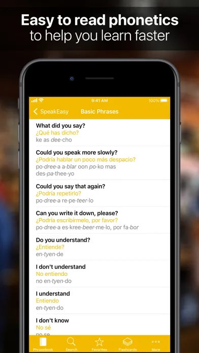 Скриншоты SpeakEasy Phrases & Flashcards