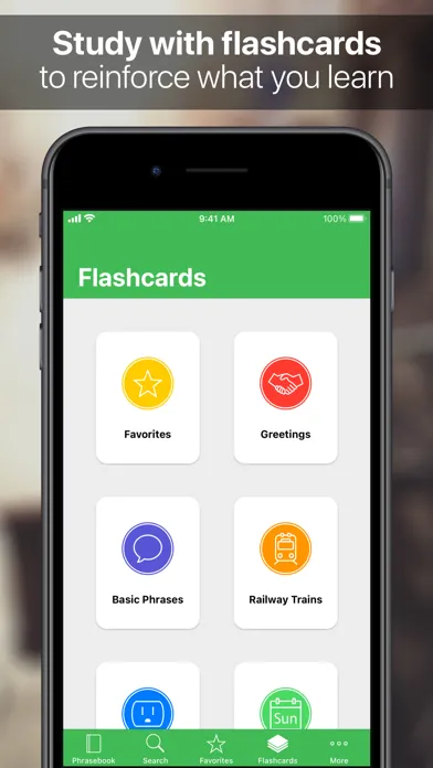 Скриншоты SpeakEasy Phrases & Flashcards