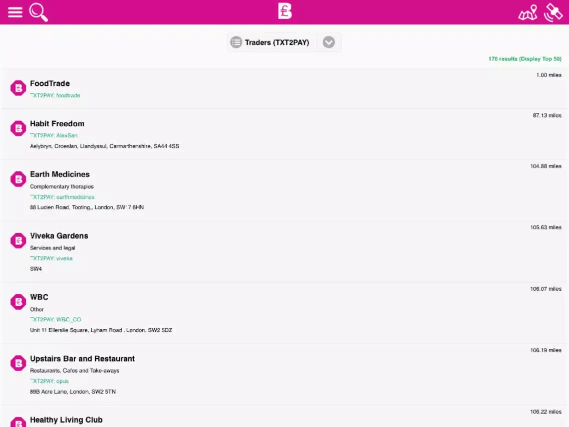 Brixton Pound iPad  Screenshots