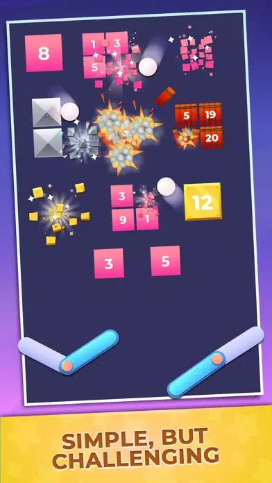 Flipper Smash - Balls & Bricks سکرین شاٹس