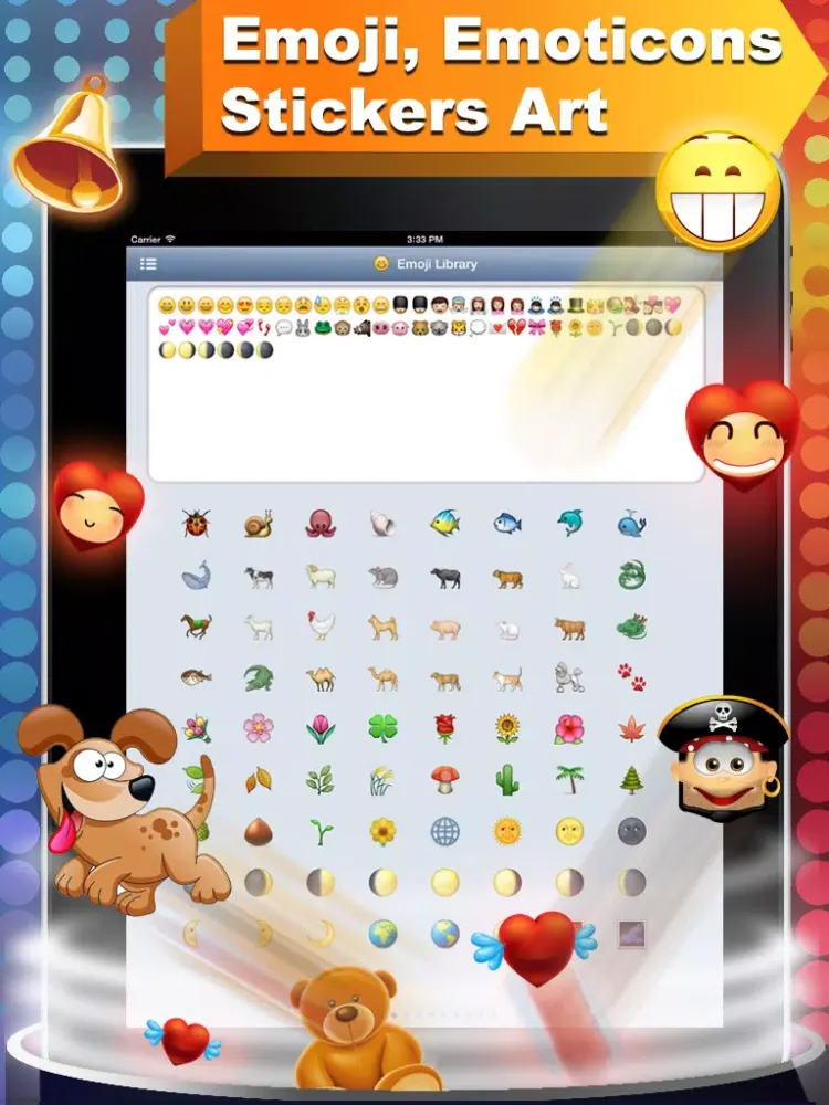 Emoji Emoticon FREE & Emoji Keyboard for Facebook,WhatsApp,Twitter iPad  স্ক্রিনশট