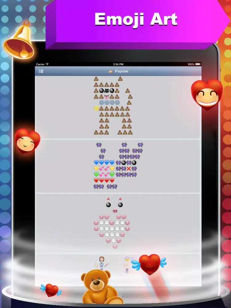 Emoji Emoticon FREE & Emoji Keyboard for Facebook,WhatsApp,Twitter iPad  স্ক্রিনশট
