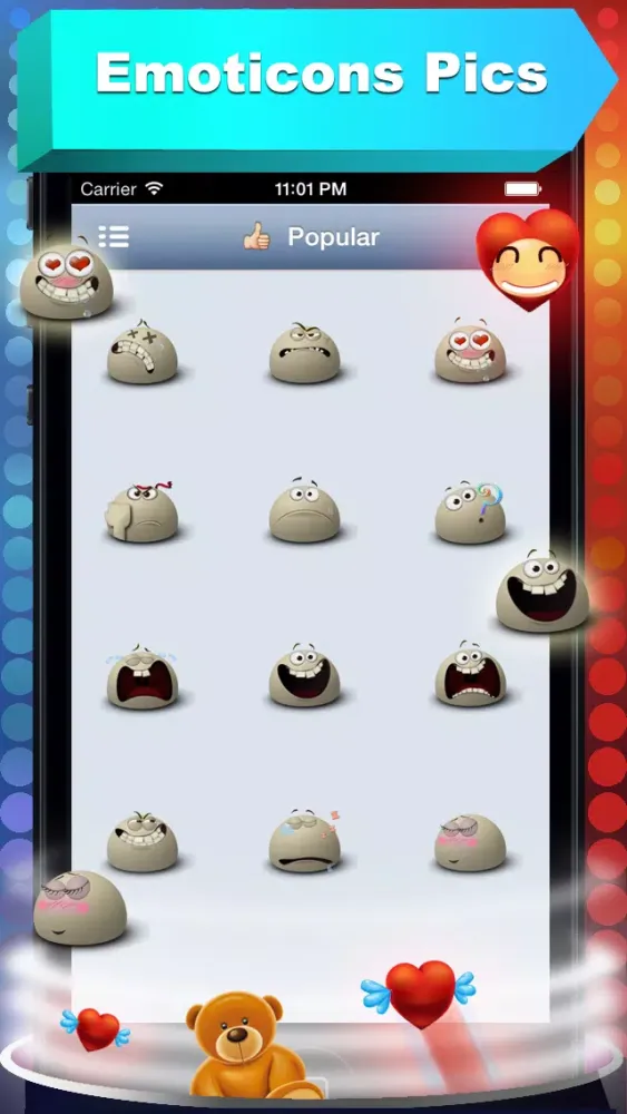 Emoji Emoticon FREE & Emoji Keyboard for Facebook,WhatsApp,Twitter স্ক্রিনশট