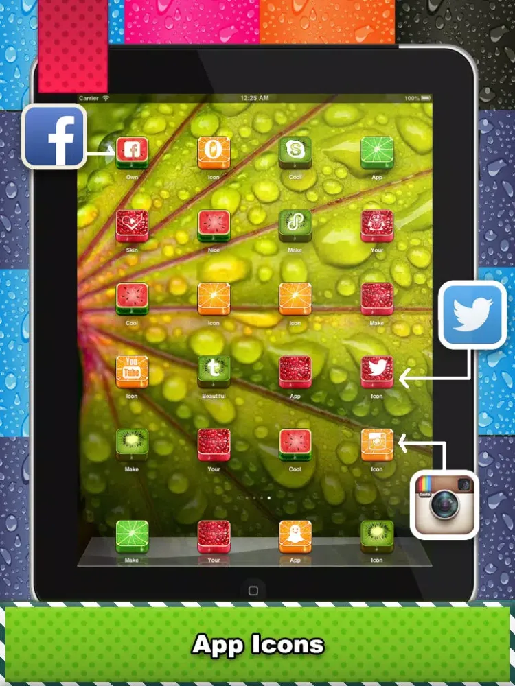 Capturas de pantalla de App Icon Pro- Custom Themes iPad 