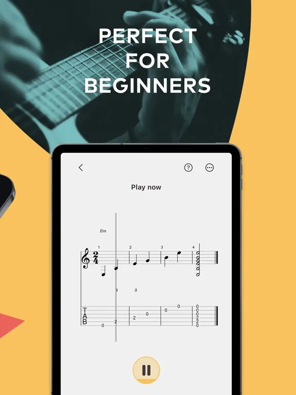 Fretello Guitar Lessons iPad 應用截圖