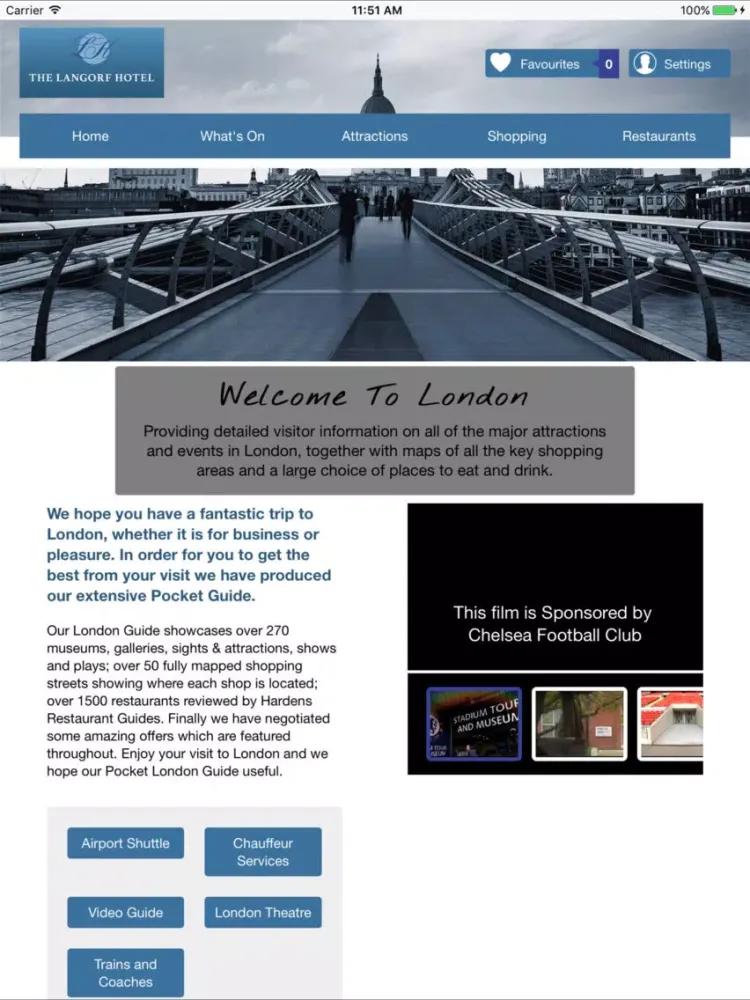 Screenshot di The Langorf Hotel iPad 