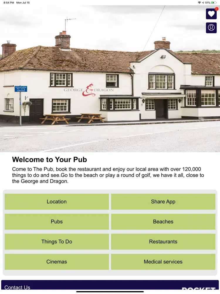 Your Pub iPad  سکرین شاٹس