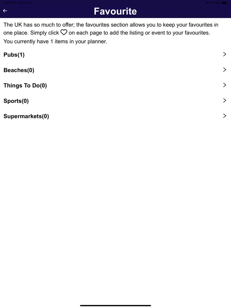 Your Pub iPad  سکرین شاٹس