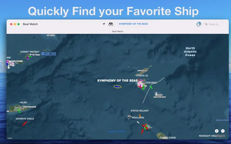 Capturas de tela do Boat Watch