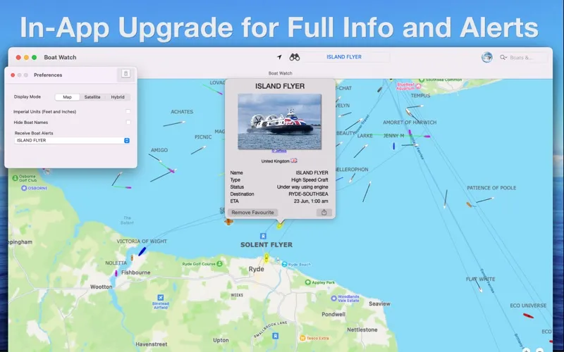 Capturas de tela do Boat Watch