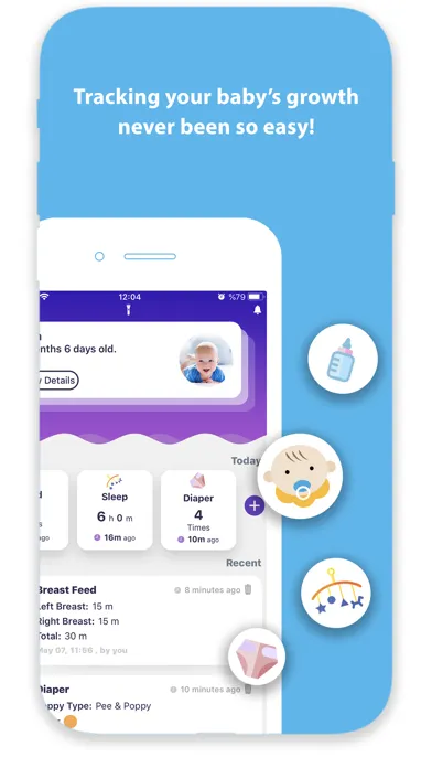 Pocket Nanny: Baby Tracking Screenshots