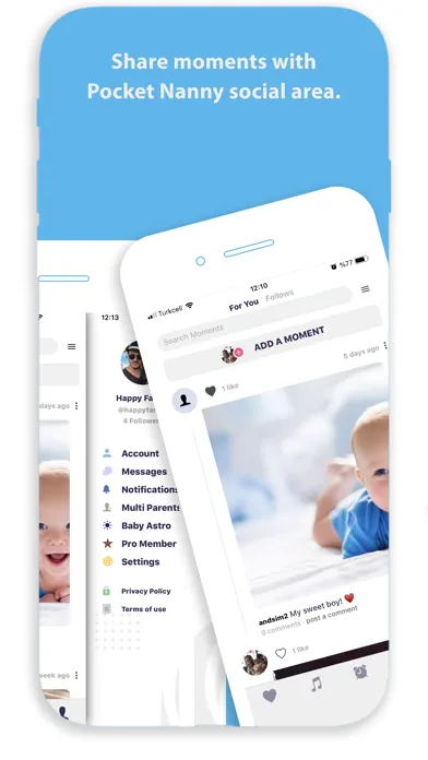Pocket Nanny: Baby Tracking Screenshots