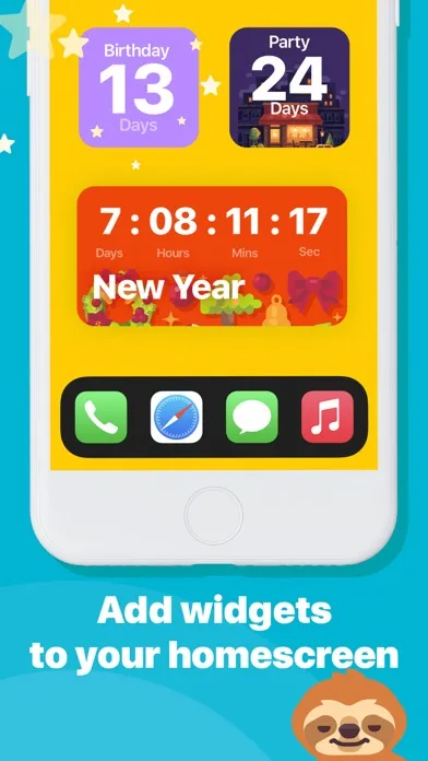 Tangkapan skrin Countdown: Event Widgets