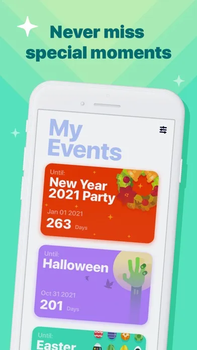 Tangkapan skrin Countdown: Event Widgets