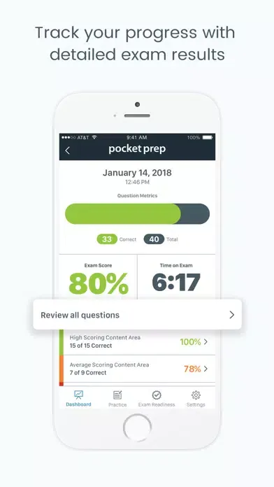 Screenshot di CompTIA Network+ Pocket Prep