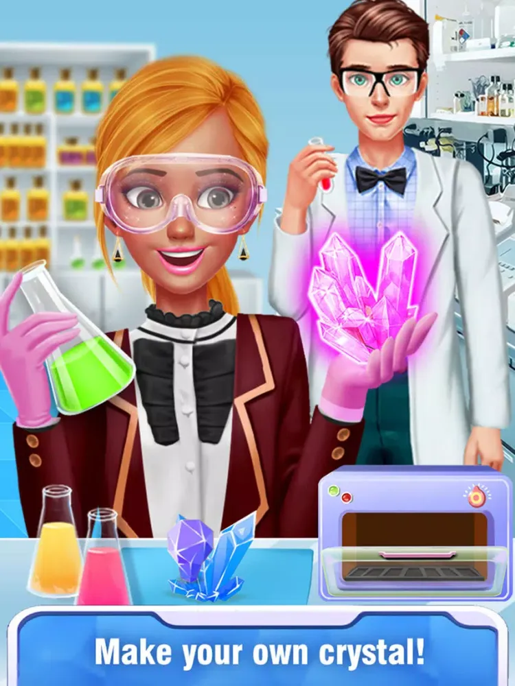 Zrzuty ekranu High School Science Lab - Scientist Girls Salon iPad 