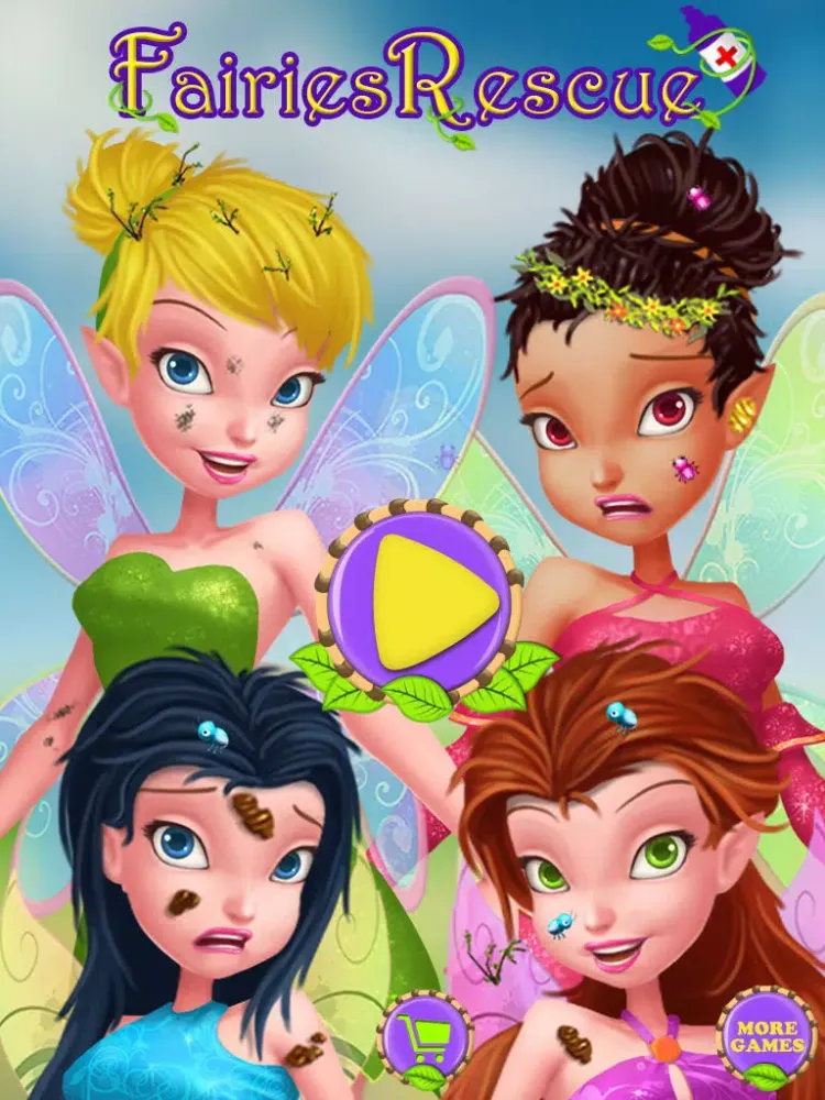 Capturas de tela do Fairies Rescue! - play and care fashion fantasy adventures! iPad 