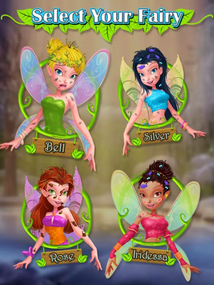 Capturas de tela do Fairies Rescue! - play and care fashion fantasy adventures! iPad 