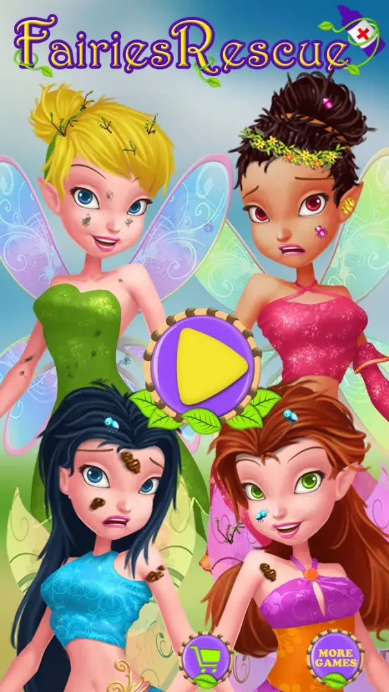 Capturas de tela do Fairies Rescue! - play and care fashion fantasy adventures!