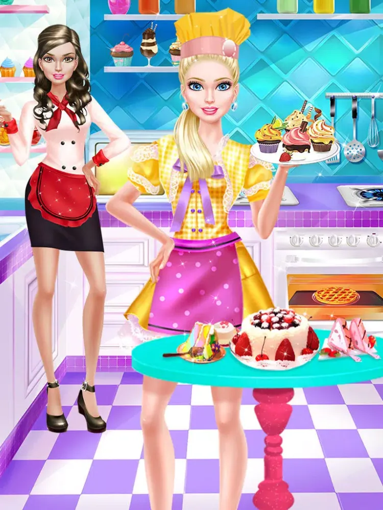 Tangkapan layar Fashion Doll: Be A Pretty Pastry Chef! iPad 