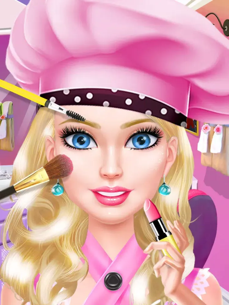 Tangkapan layar Fashion Doll: Be A Pretty Pastry Chef! iPad 