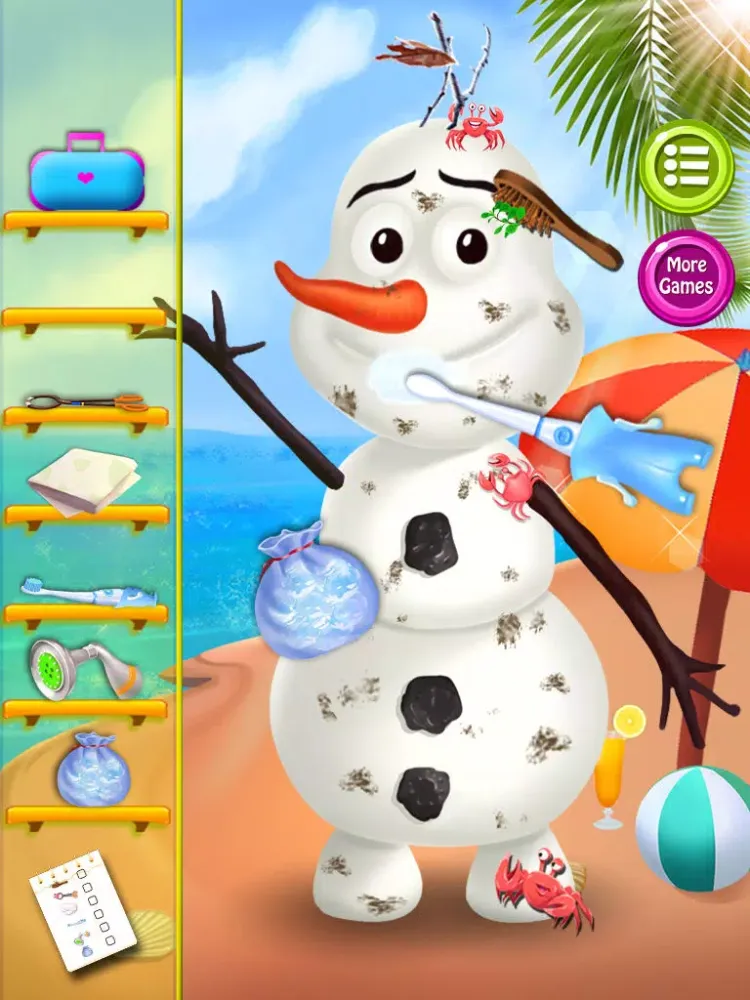 Captures d'écran de Summer Snowman Salon - kids games iPad 