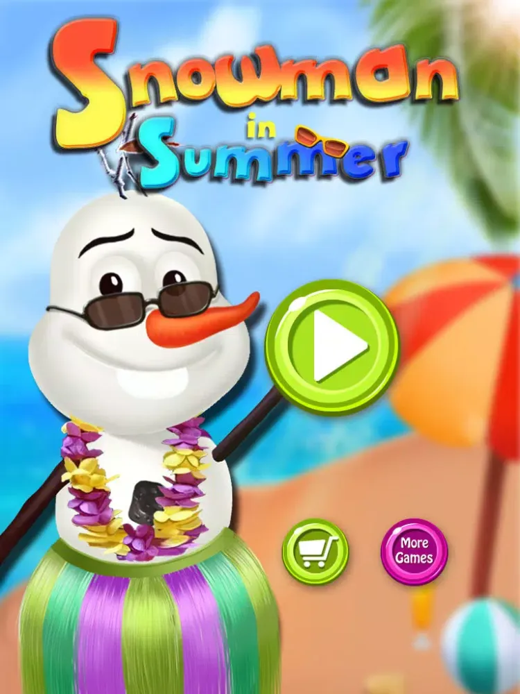 Captures d'écran de Summer Snowman Salon - kids games iPad 