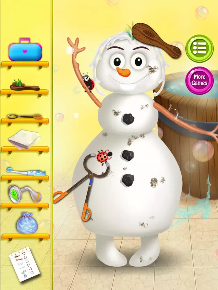 Captures d'écran de Summer Snowman Salon - kids games iPad 
