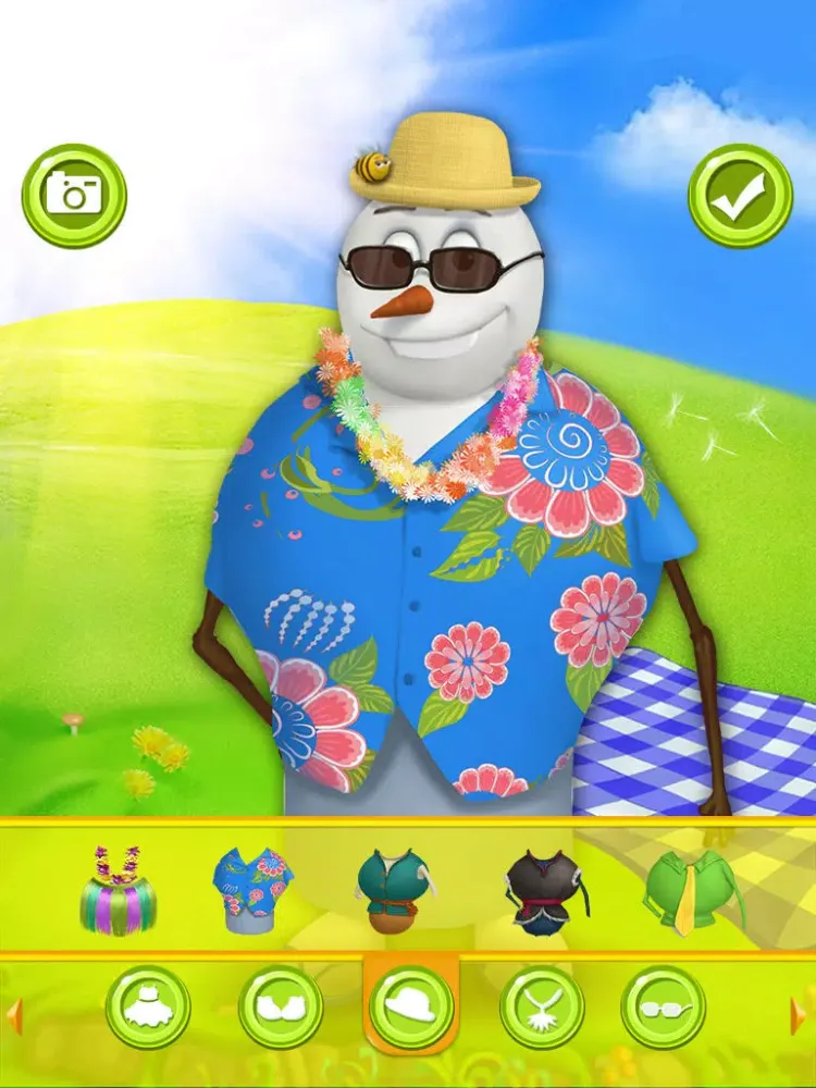 Captures d'écran de Summer Snowman Salon - kids games iPad 