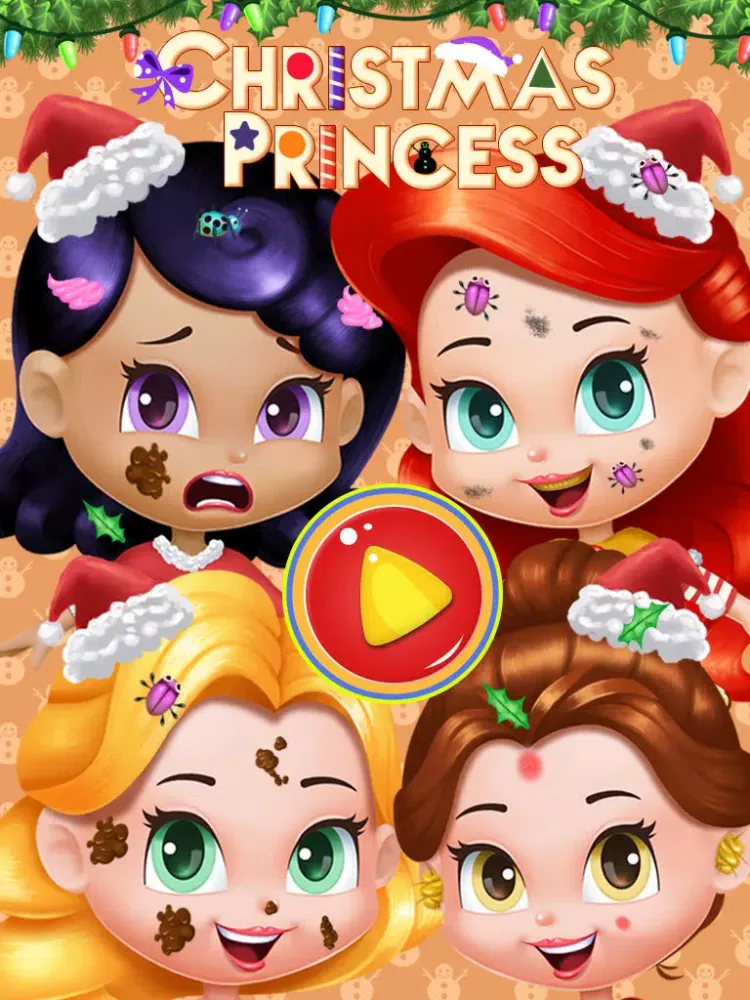 Christmas Princess - Beauty Salon Makeover for girls! iPad  스크린샷