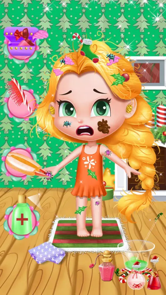 Christmas Princess - Beauty Salon Makeover for girls! 스크린샷