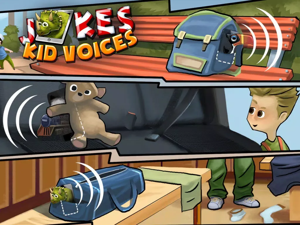 Capturas de tela do Jokes - Kid Voices iPad 