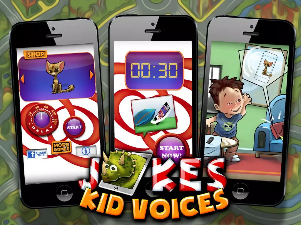 Capturas de tela do Jokes - Kid Voices iPad 
