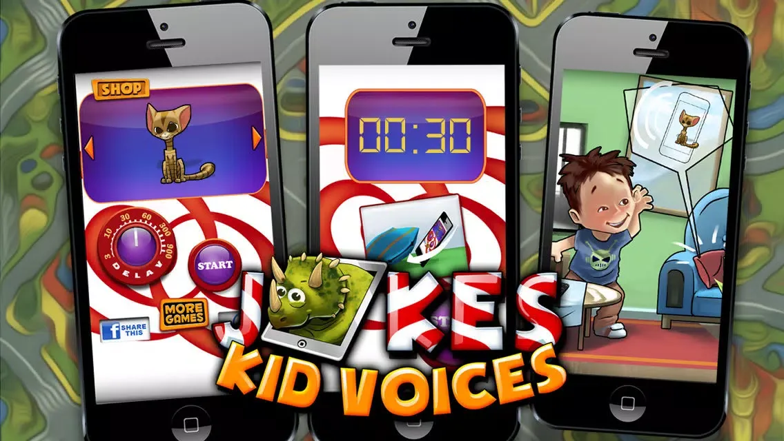 Capturas de tela do Jokes - Kid Voices