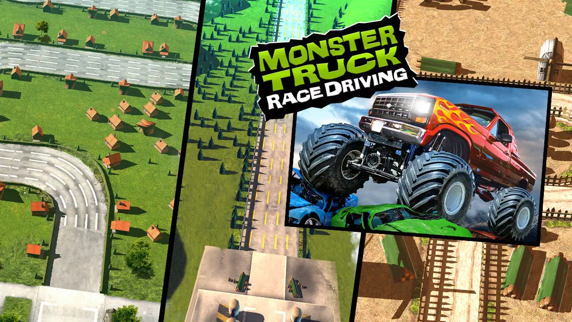 Monster Truck 3D Race Driving: Offroad 4x4 Rally for Extreme AWD Vehicles Ekran Görüntüleri