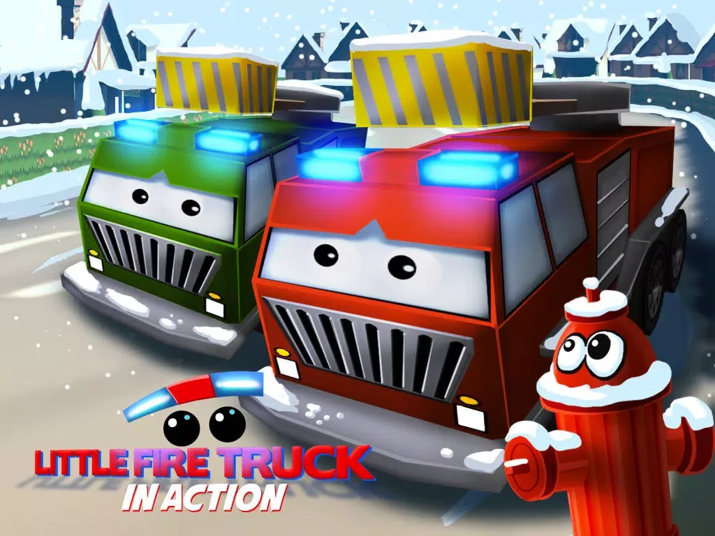 Little Fire Truck in Action - Driving Game With Cartoon Graphics for Kids iPad  स्क्रीनशॉट