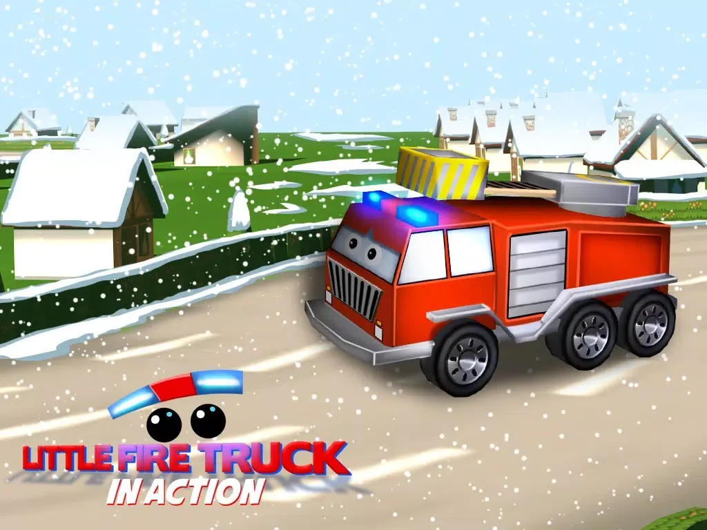 Little Fire Truck in Action - Driving Game With Cartoon Graphics for Kids iPad  स्क्रीनशॉट