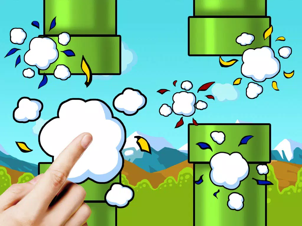 Captures d'écran de Flappy Smash: The Bird Hunting - Best Quick Arcade Game for Time Killing to The Fun of Whole Family iPad 