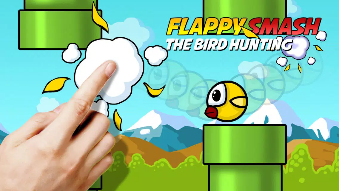 Captures d'écran de Flappy Smash: The Bird Hunting - Best Quick Arcade Game for Time Killing to The Fun of Whole Family