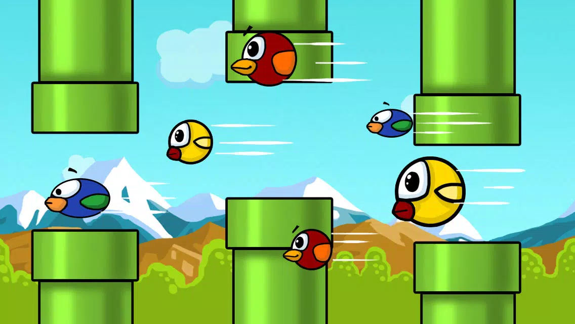 Captures d'écran de Flappy Smash: The Bird Hunting - Best Quick Arcade Game for Time Killing to The Fun of Whole Family