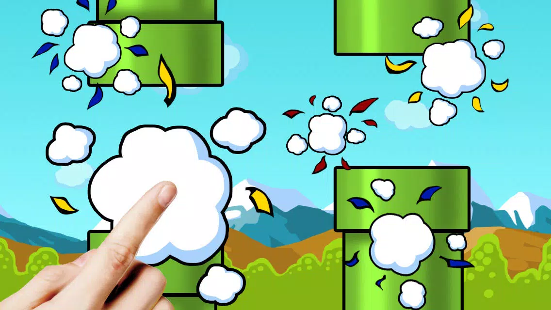 Captures d'écran de Flappy Smash: The Bird Hunting - Best Quick Arcade Game for Time Killing to The Fun of Whole Family