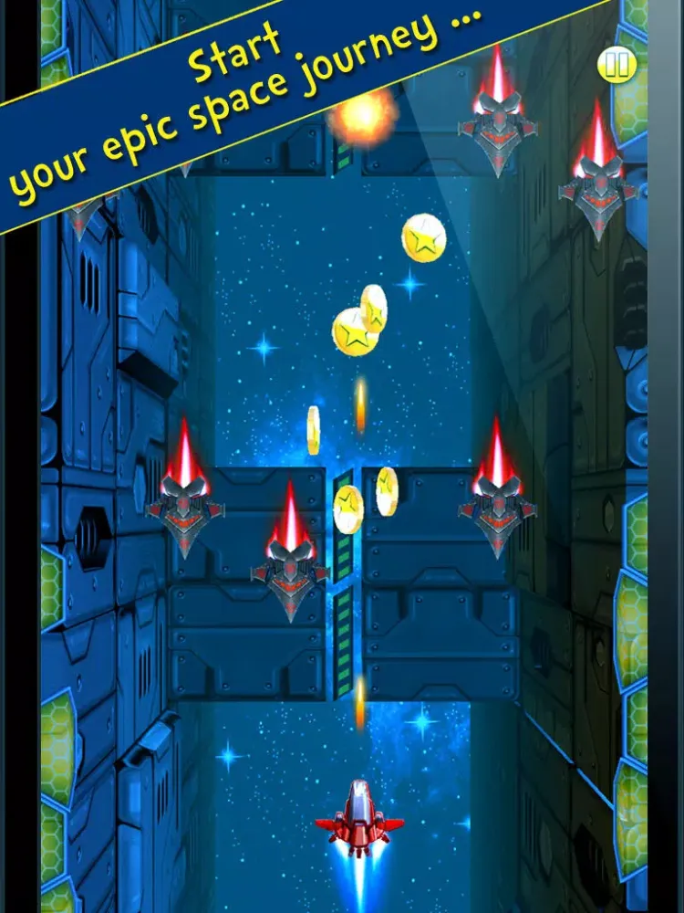 Star Pilot - Save the Sun from the Attack of the Alien Space Civilization iPad  Screenshots
