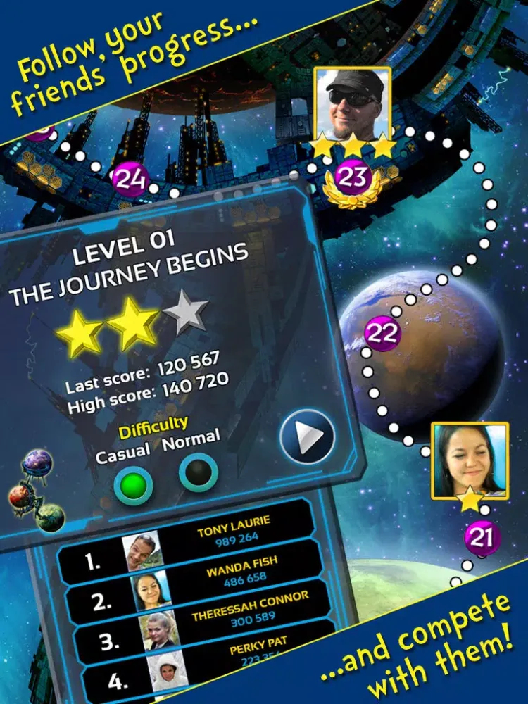 Star Pilot - Save the Sun from the Attack of the Alien Space Civilization iPad  Screenshots