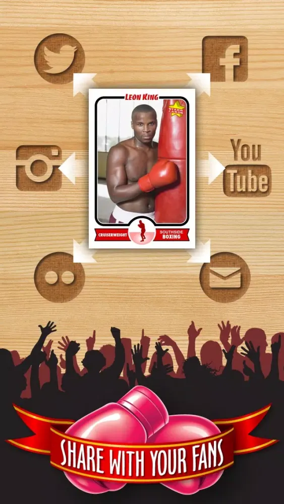 Boxing Card Maker - Make Your Own Custom Boxing Cards with Starr Cards应用截图