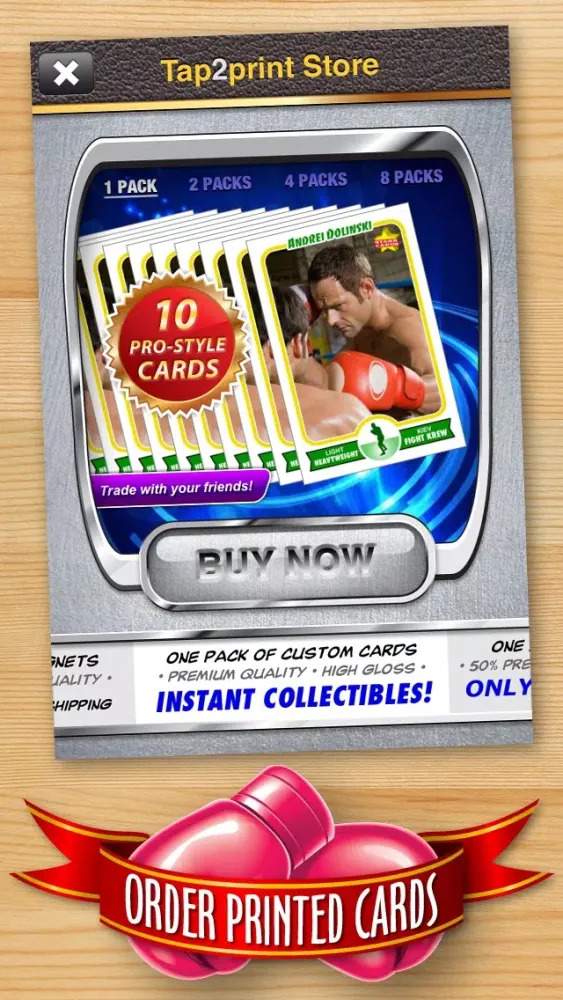 Boxing Card Maker - Make Your Own Custom Boxing Cards with Starr Cards应用截图